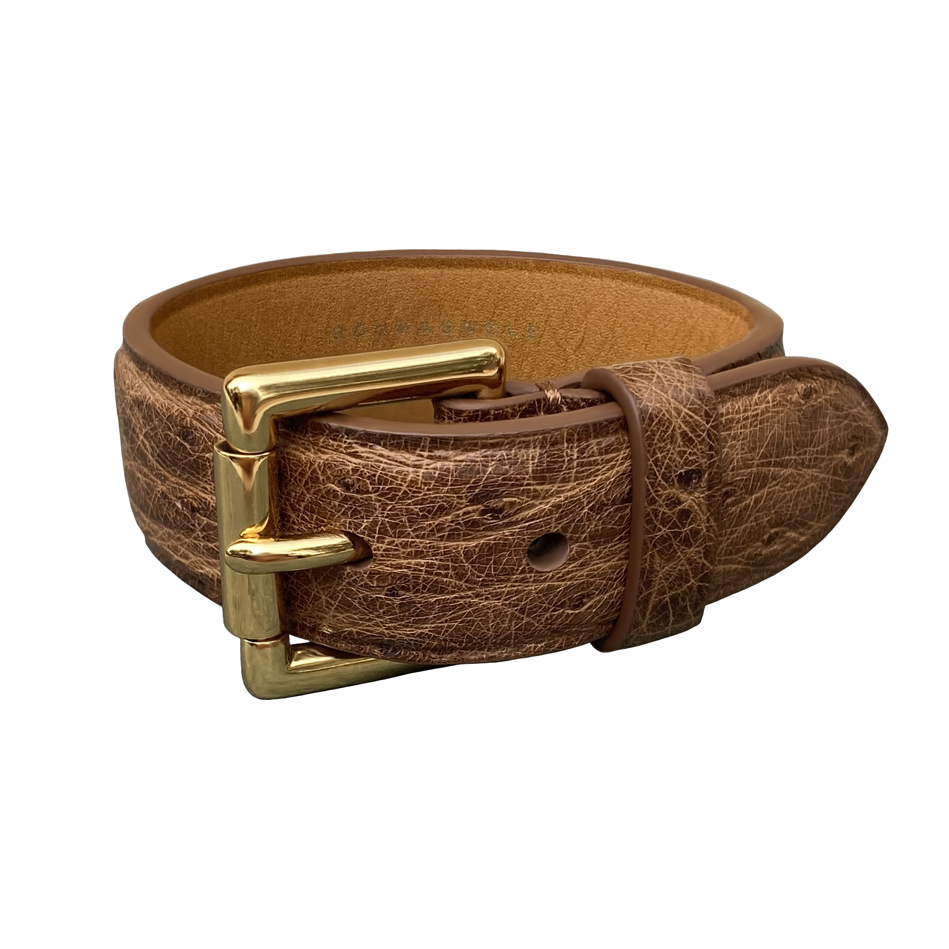 BRACELET Autruche Fauve