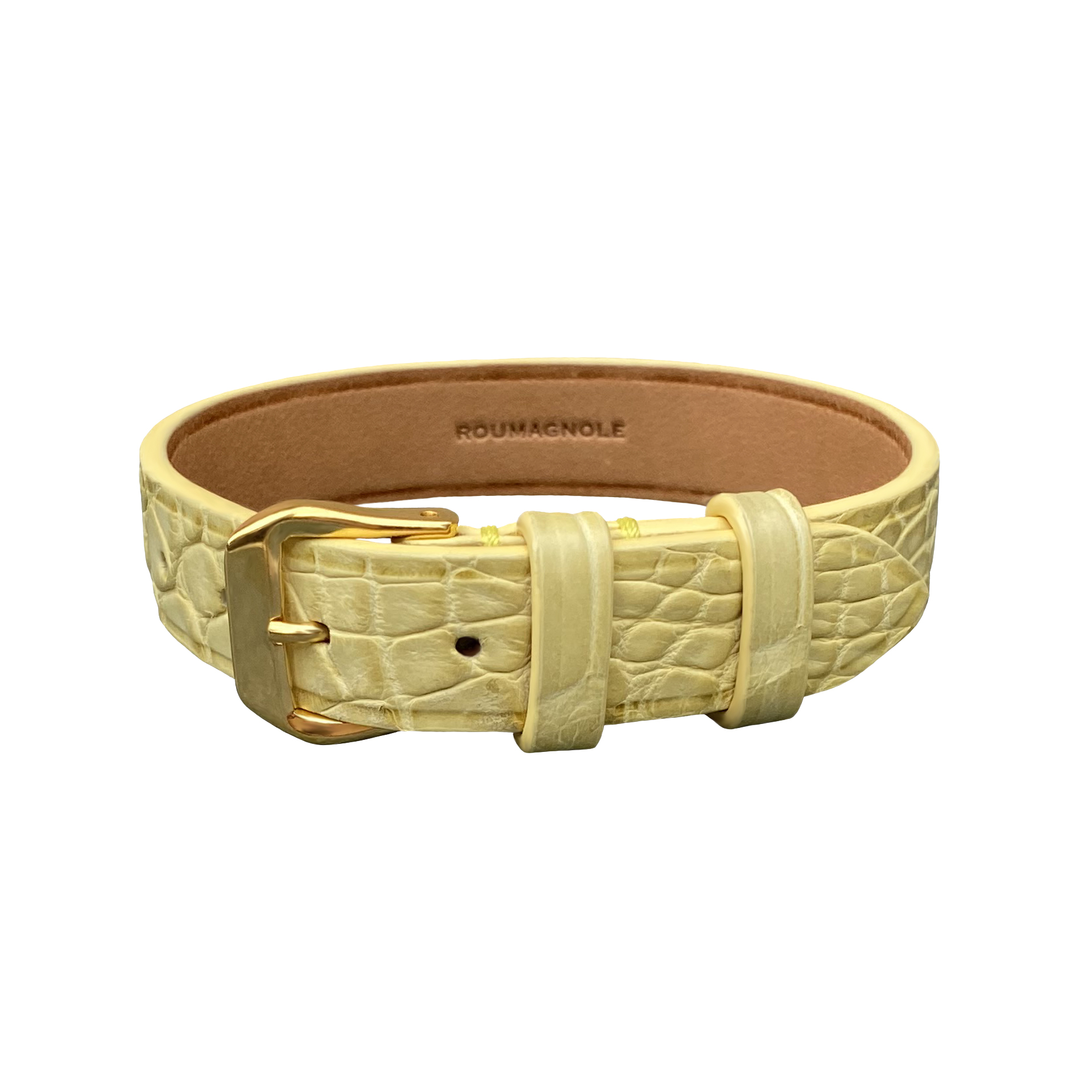 BRACELET Crocodile Jaune