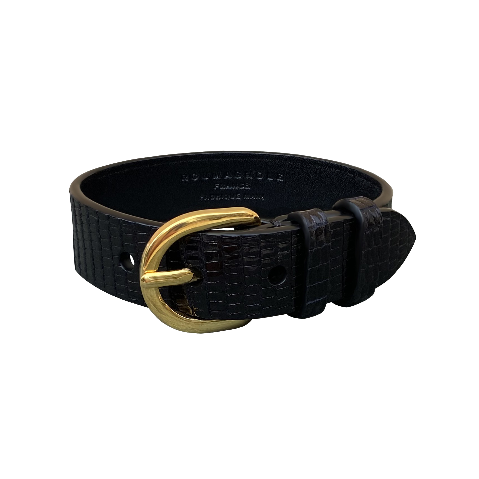BRACELET Lézard Noir