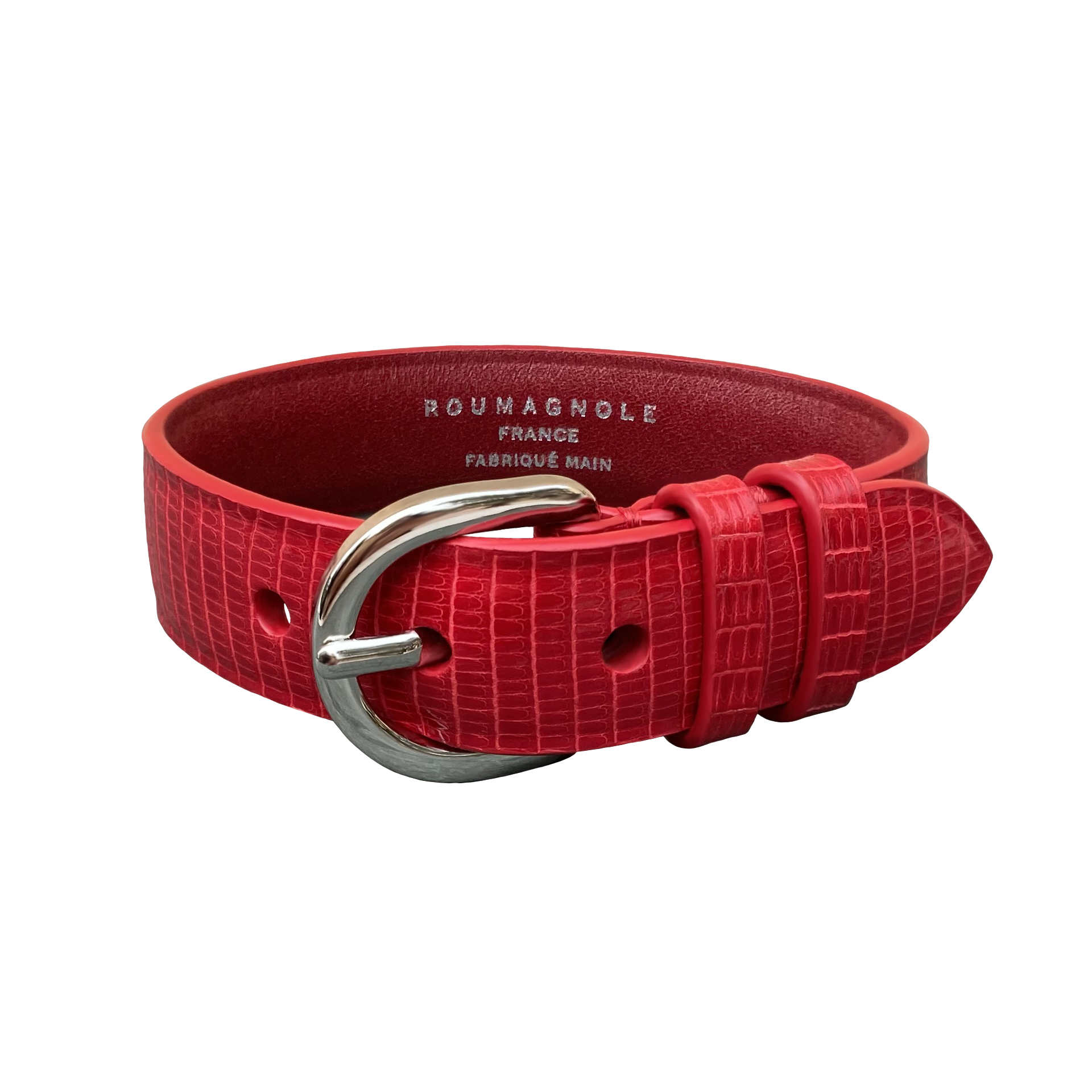 BRACELET Lézard Rouge